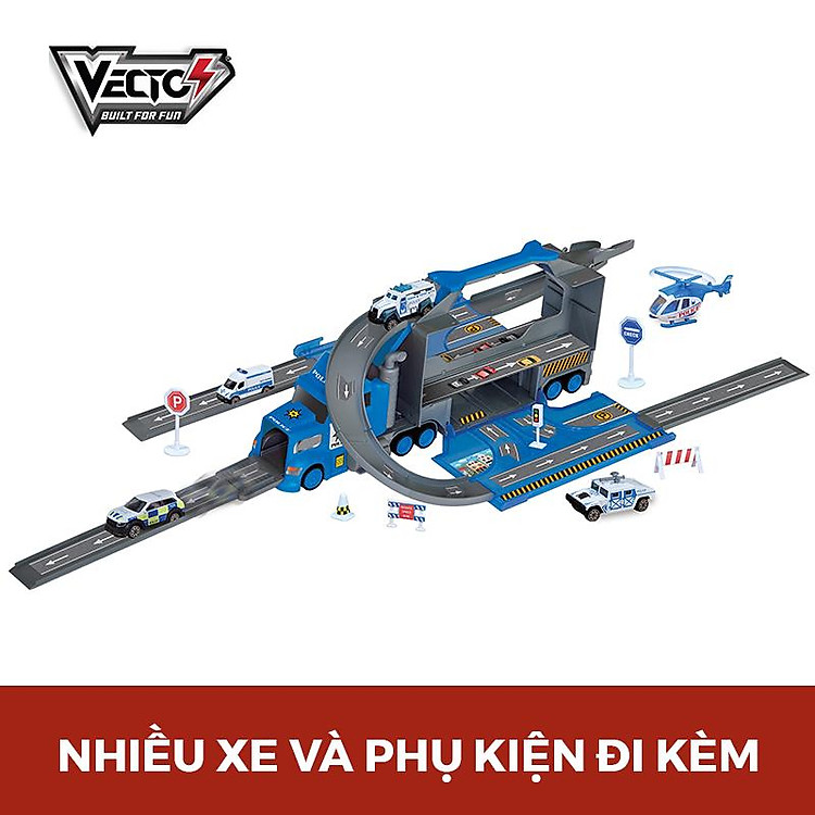 Đồ Chơi Xe Tải Cảnh Sát VECTO VT112 Chính hãng Giá tốt - Hình ảnh 2