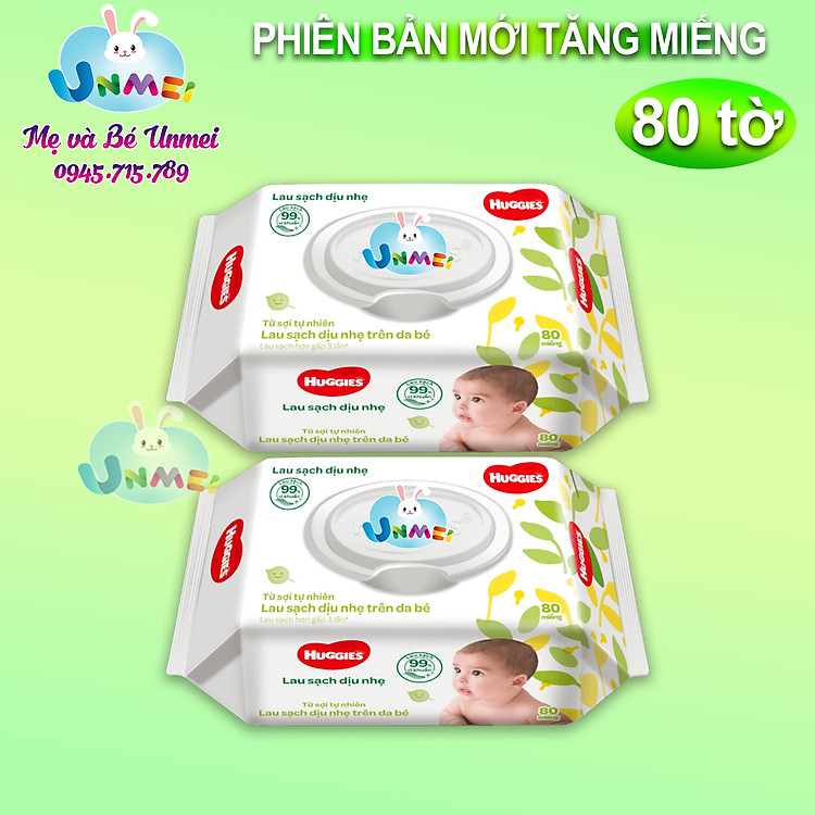 Mua Combo 3 Gói Khăn Ướt HUGGIES Không Mùi Uy tín Giá rẻ