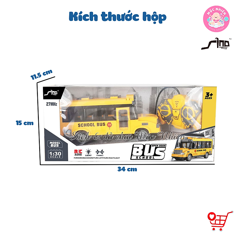 Xe Buýt Điều Khiển Tỷ Lệ 1:32 Chính hãng Giá tốt - Hình ảnh 3