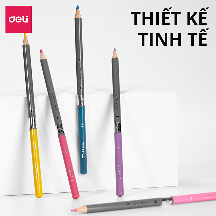 Bút Chì Màu Nước Nusign (48 màu) - Ảnh 3