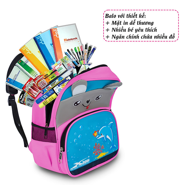 Ba lô học sinh Xbags Dolphin Xb 3021 - Ảnh 5