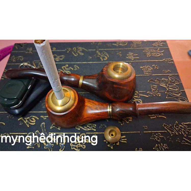 Tẩu Hút Thuốc Bằng Gỗ Trắc Sang Trọng - Ảnh 7