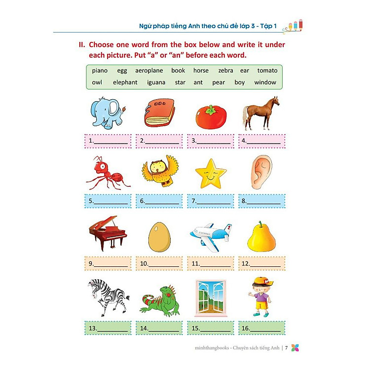 Primary Grammar - Ngữ Pháp Tiếng Anh Theo Chủ Đề Lớp 3 (Tập 1) (Tái Bản 2024) - Ảnh 4