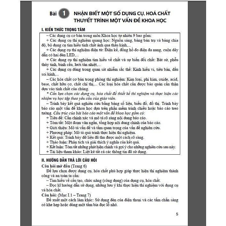 Hướng Dẫn Trả Lời Câu Hỏi Khoa Học Tự Nhiên Lớp 9 - Ảnh 5