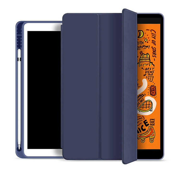 Bao Da Cover Dành Cho Apple Ipad Mini 4 Mini 5 2019 Có Khe Cho Apple Pencil Hỗ Trợ Smart cover