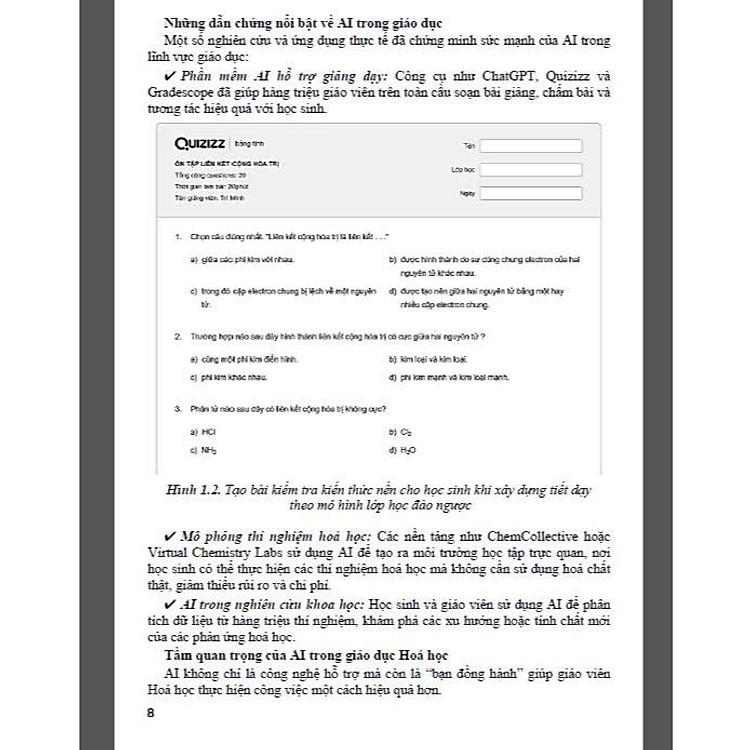 Ứng Dụng Trí Tuệ Nhân Tạo Trong Dạy Và Học Môn Hóa Học - Ảnh 5