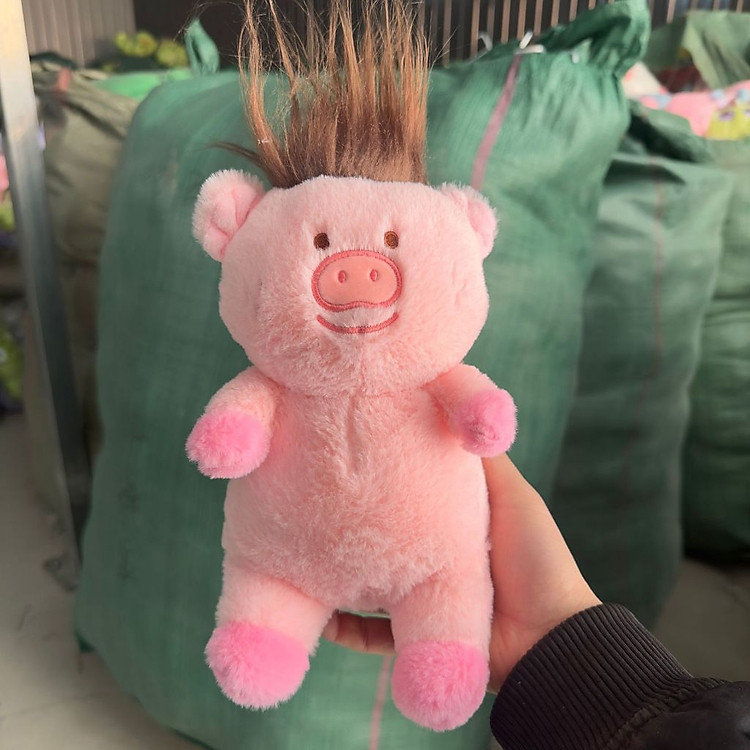 Mua Thú nhồi bông heo tóc xù 25cm Chính hãng Giá tốt - Hình ảnh 4