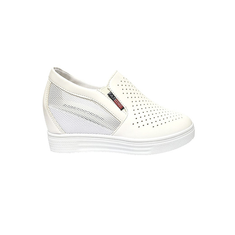 Giày Nữ Độn Đế 6cm H35T - Trắng