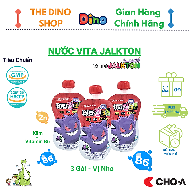 Nước Uống Vita Jalkton Vị Nho 100ml Ưu đãi - Hình ảnh 4