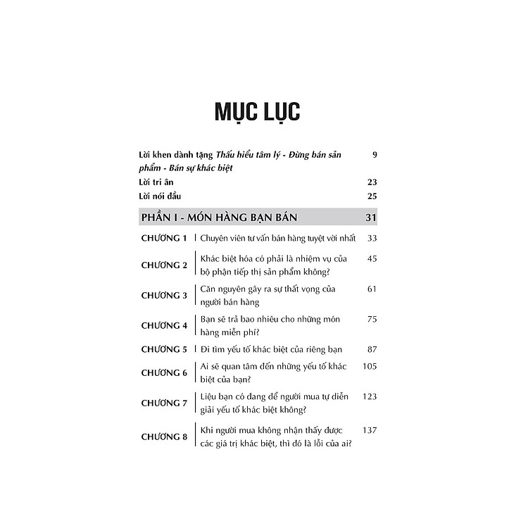 Thấu Hiểu Tâm Lý - Đừng Bán Sản Phẩm - Bán Sự Khác Biệt - Ảnh 6