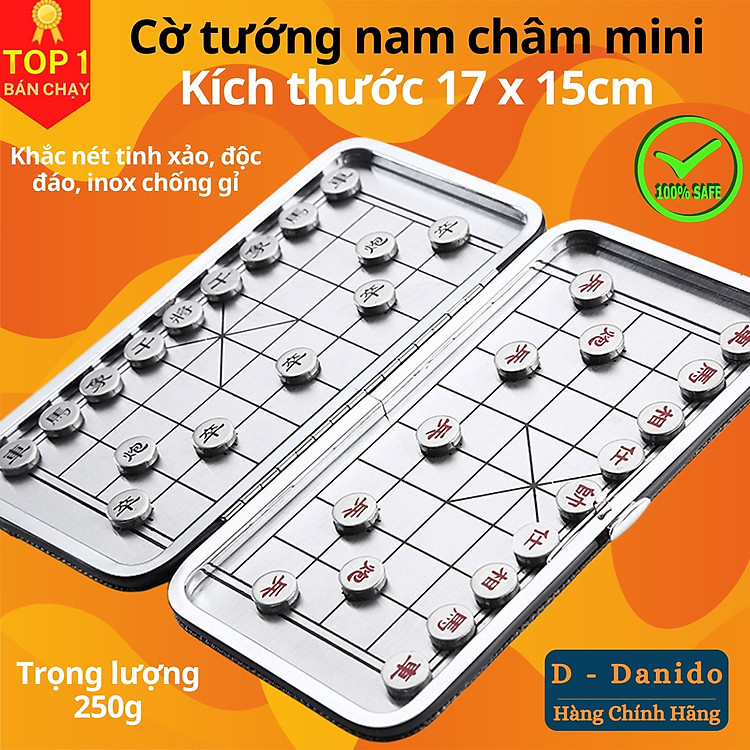 Cờ Tướng Nam Châm Bỏ Túi - Danido Chính hãng Ưu đãi - Hình ảnh 3