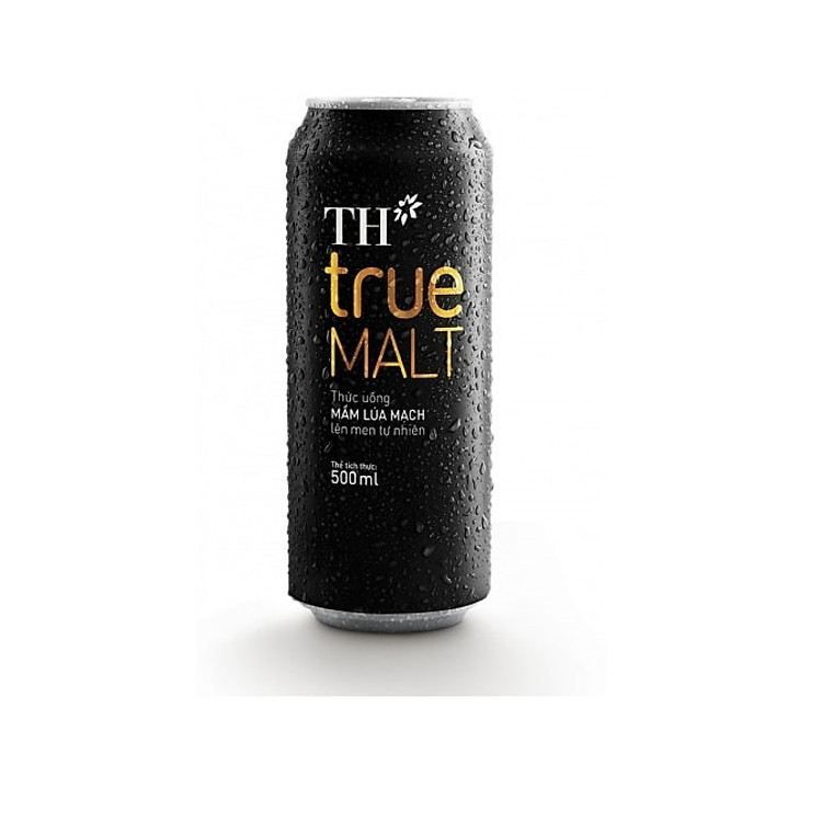 Thức Uống Lên Men Từ Mầm Lúa Mạch TH true MALT lon 500ml