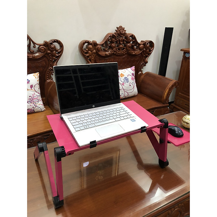 Bàn xoay để laptop đa năng có luôn quạt tản nhiệt tiện dụng