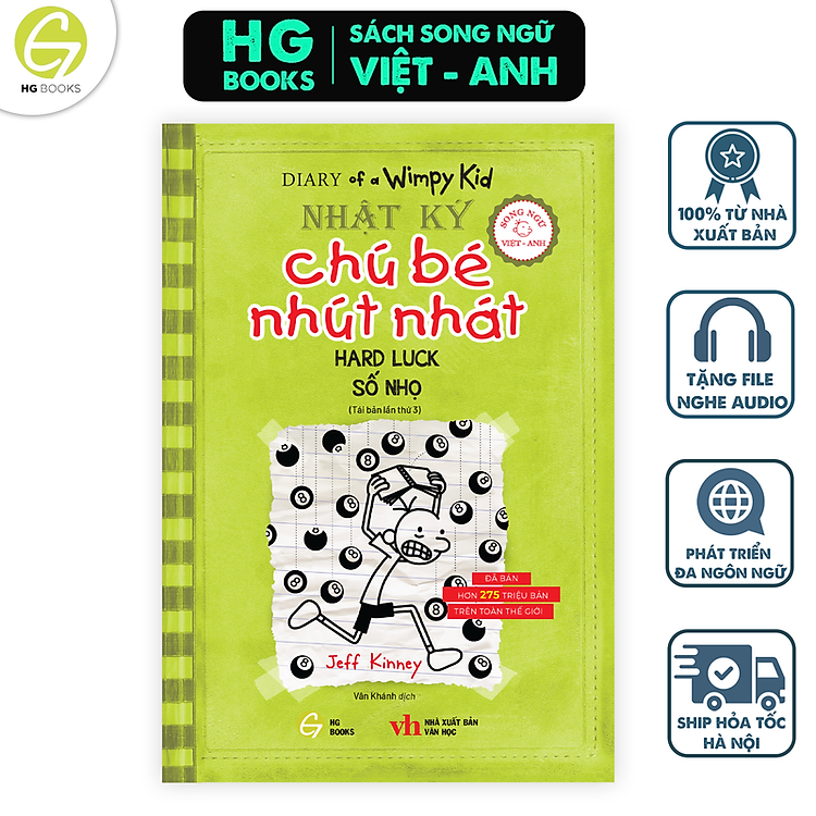 Nhật Ký Chú Bé Nhút Nhát song ngữ Việt Anh (Tập 8)