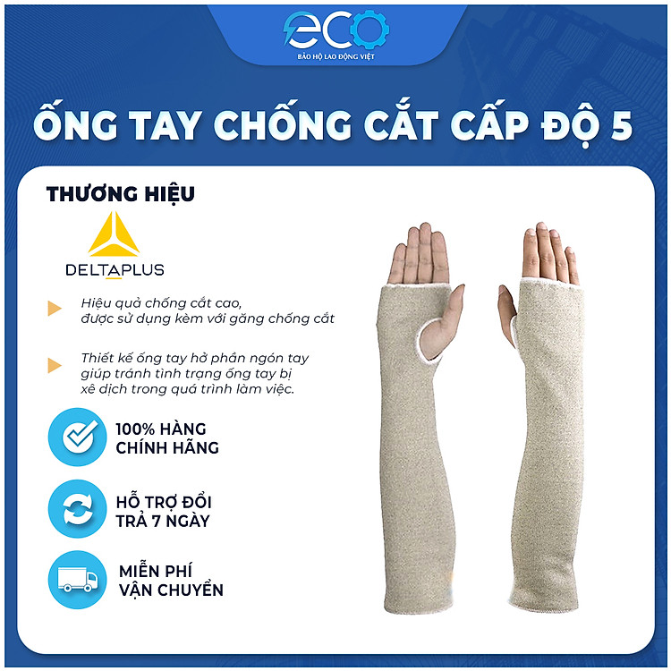 Bao tay chống cắt, chịu nhiệt Deltaplus VENICUT5M chính hãng