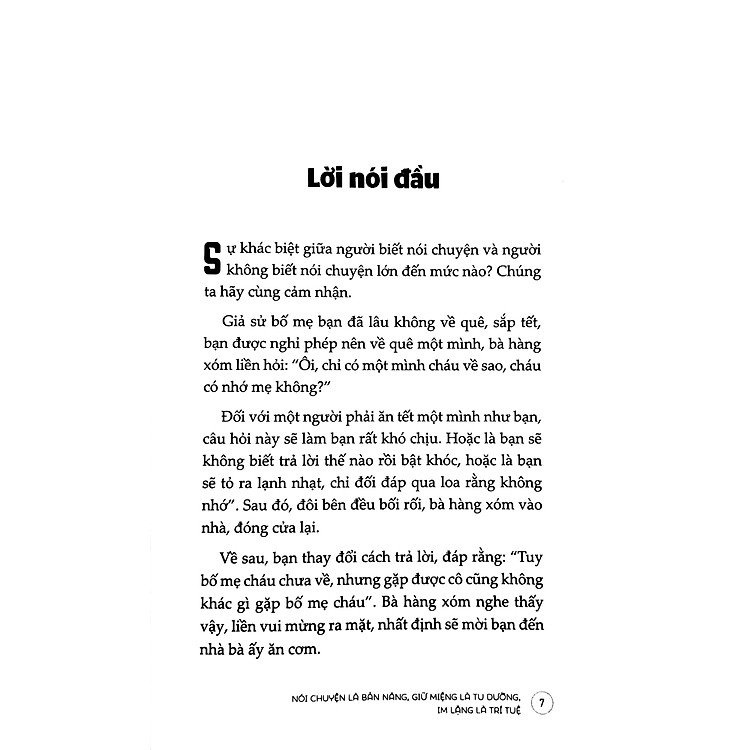 Nói Chuyện Là Bản Năng, Giữ Miệng Là Tu Dưỡng, Im Lặng Là Trí Tuệ (Tái Bản) - Ảnh 6