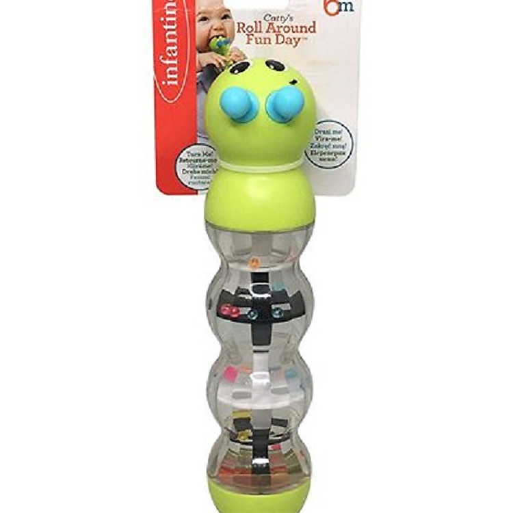 Đồ Chơi Xúc Xắc Chú Sâu Vui Nhộn Infantino -Tặng Thước đo Chiều Cao Và Thị Lực