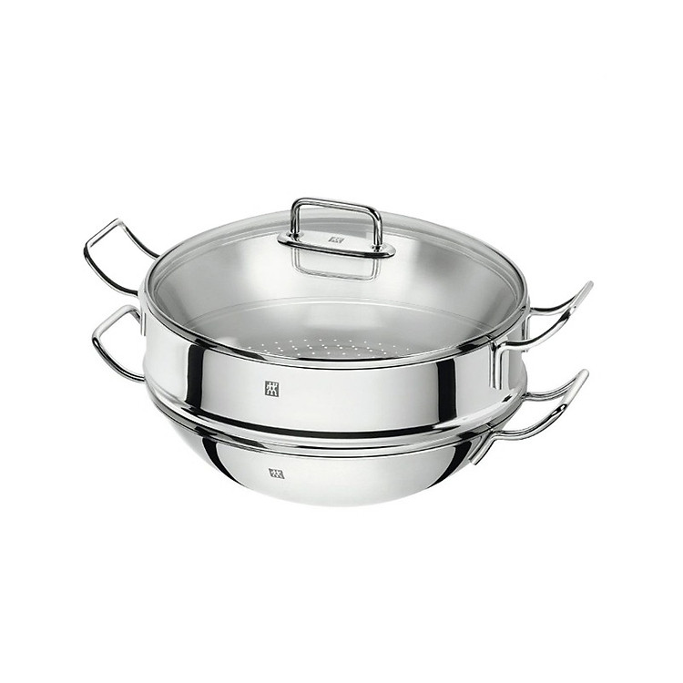 Combo Xửng Hấp và Chảo Wok Có Nắp Zwilling J.A.Henckels – 32cm