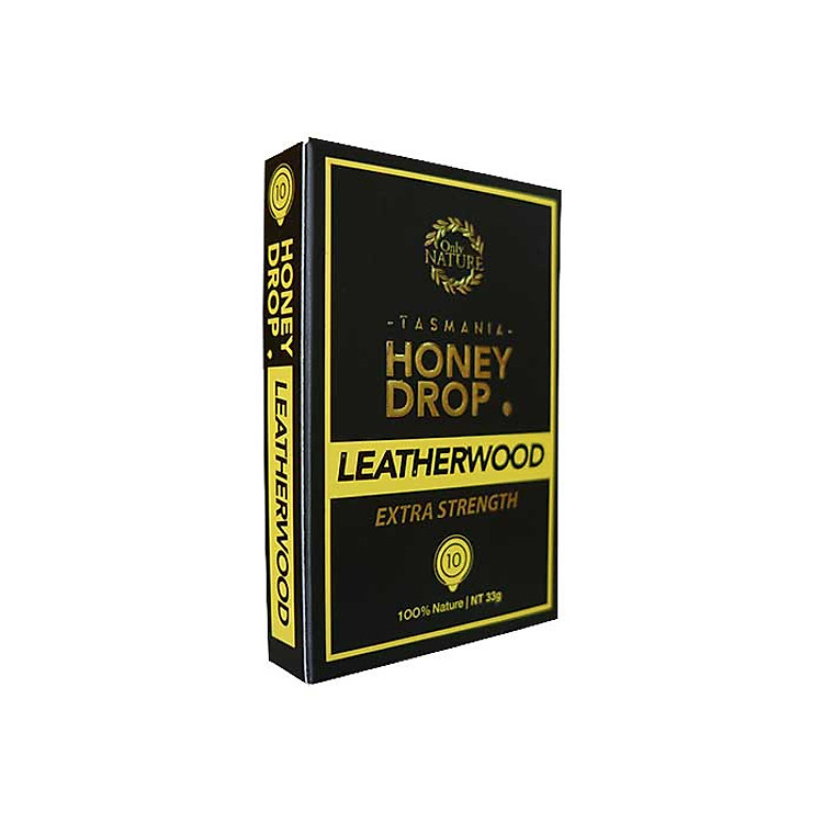 Kẹo Sả Nhân Mật Ong - Honey Drop Leatherwood Only Nature (33g)