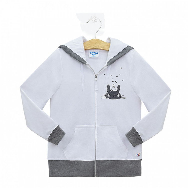 Áo Khoác Tottoro Bé Trai Kavio Kids BF40-N2 - Trắng