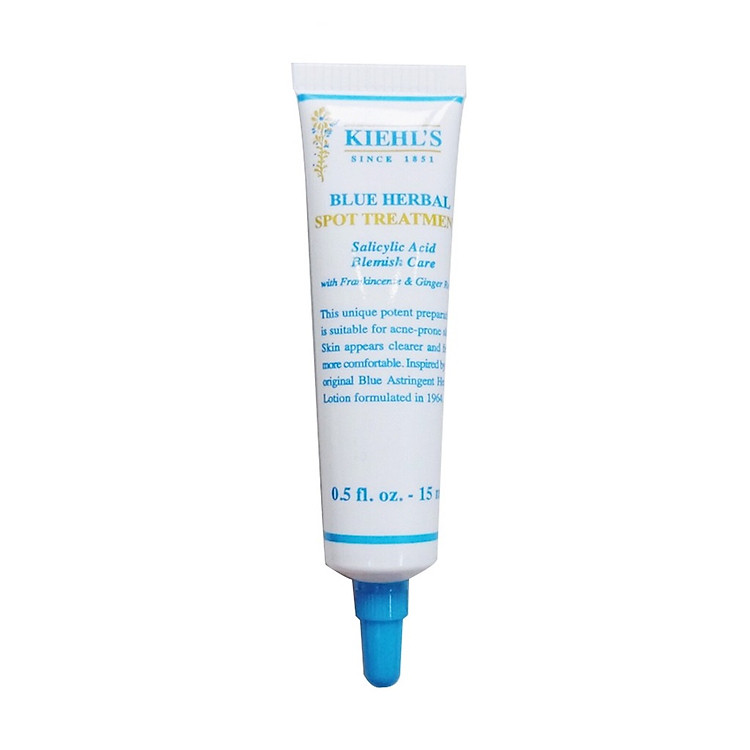 Kiehl's Blue Herbal Spot Treatment - Gel Giảm Mụn 15ml