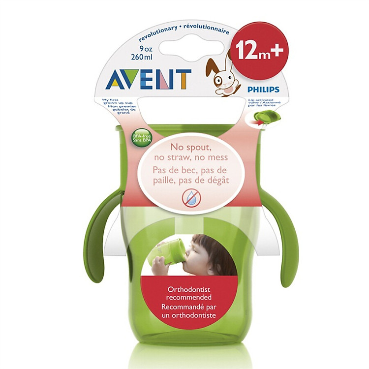 Bình Nước Cho Bé Có Tay Cầm Philips AVENT 260ml SCF782/18