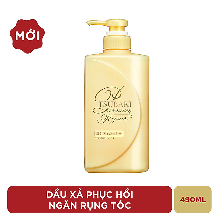 Dầu Xả TSUBAKI Phục Hồi Ngăn Rụng Tóc 490ml
