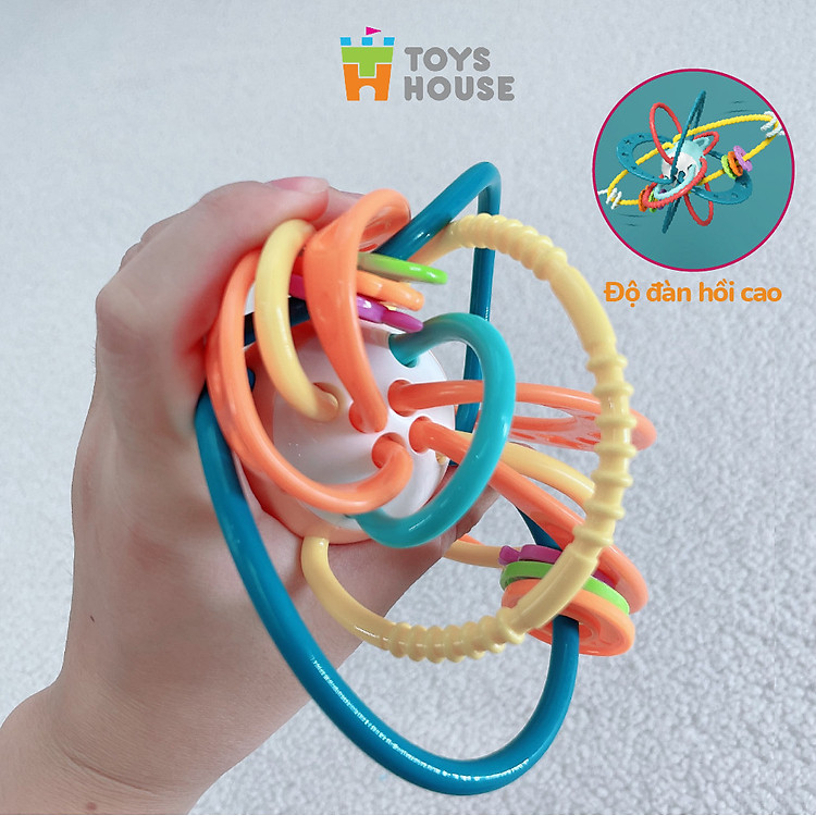 Đồ chơi bóng vòng nhựa mềm cho bé Chính hãng Giá rẻ - Hình ảnh 5