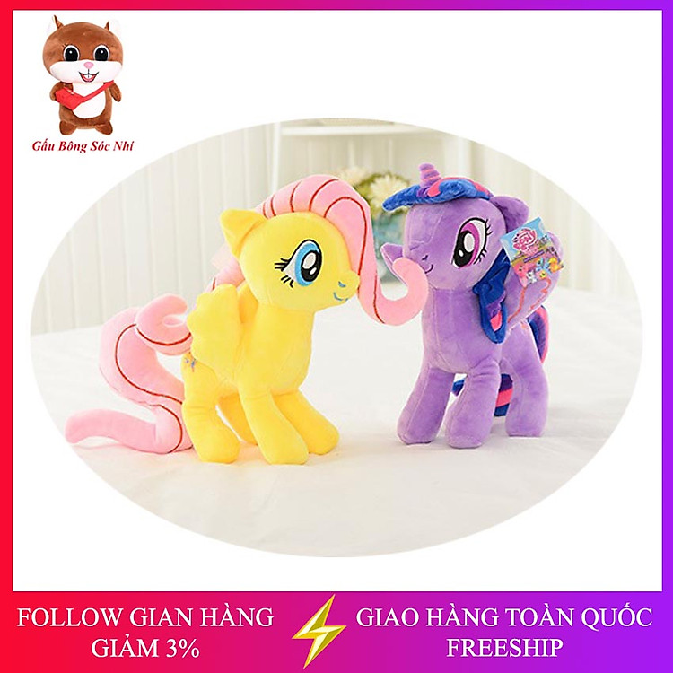 Mua tại Tiki: Gấu bông ngựa pony nhiều màu 30cm Chính hãng Giá tốt