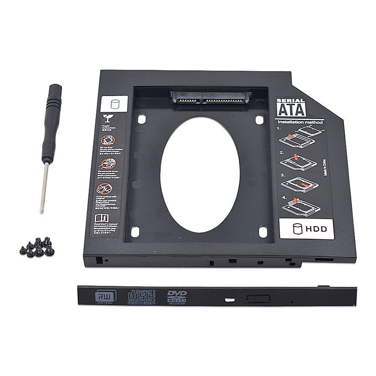 Khay Ổ Cứng Caddy Bay 9.5mm (Gắn Ổ Cứng Thay Ổ Quang Laptop)