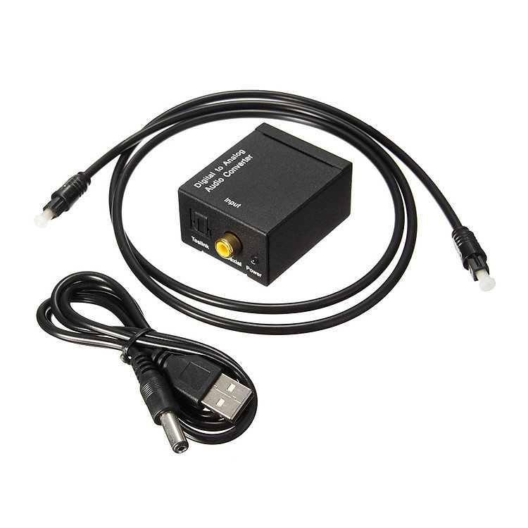 Bộ chuyển đổi Cổng quang Optical sang Audio AV - R/L, Hỗ Trợ Tv 4k Loại Xịn