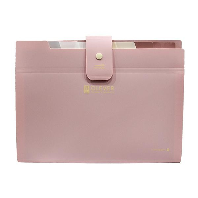 Bìa Đựng Hồ Sơ 8 Ngăn Simple – Morning Glory 79278 (Màu Hồng)