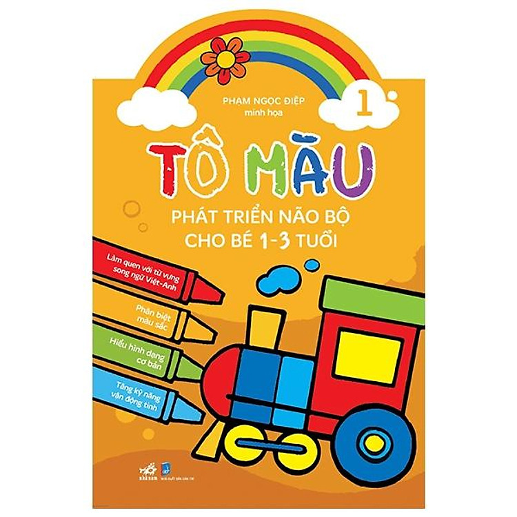 Tô Màu Phát Triển Trí Não Bộ Cho Bé 1-3 Tuổi – Tập 1