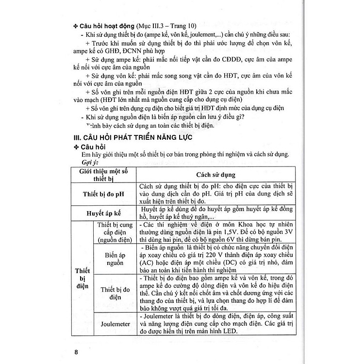 Hướng Dẫn Trả Lời Câu Hỏi Khoa Học Tự Nhiên 8 - Bám Sát SGK Kết Nối Tri Thức Với Cuộc Sống - Ảnh 5