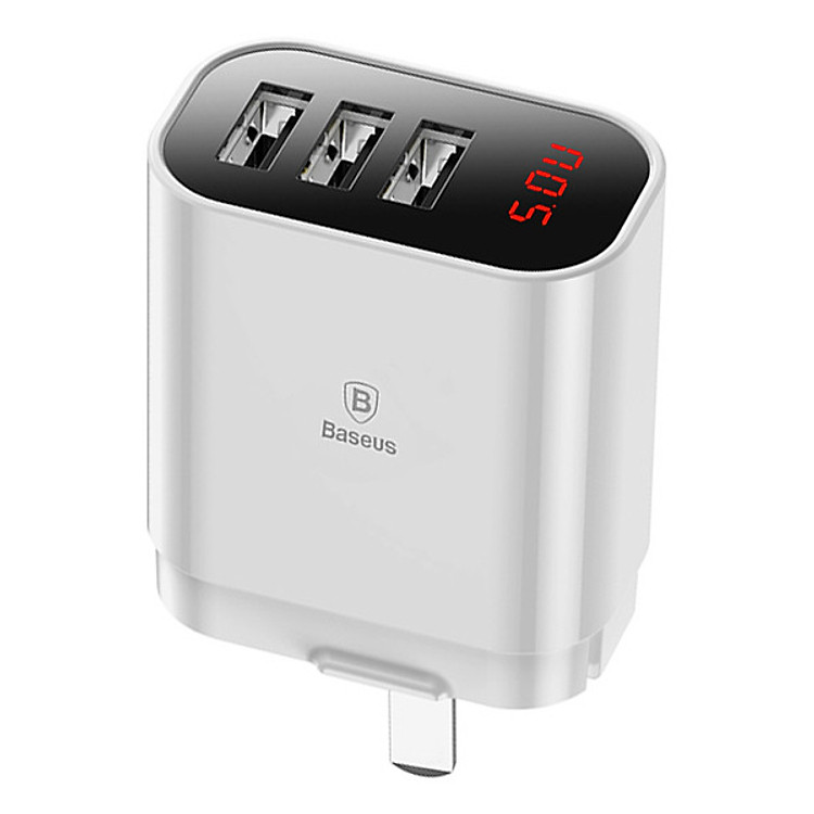 Bộ Sạc Đa Năng Baseus Baseus Mirror Lake 3 Ports USB LV295 - Hàng Chính Hãng