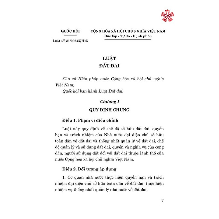 Luật Đất Đai (Sửa Đổi, Bổ Sung Năm 2024) - Ảnh 3