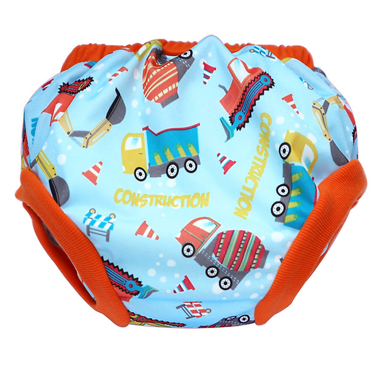 Tã vải Quần short Ngày BabyCute size L (14-24kg) (Vỏ + Lót) - Họa tiết bé trai