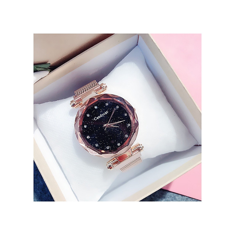 Đồng hồ dây nam châm thời trang đẹp dalota DH19