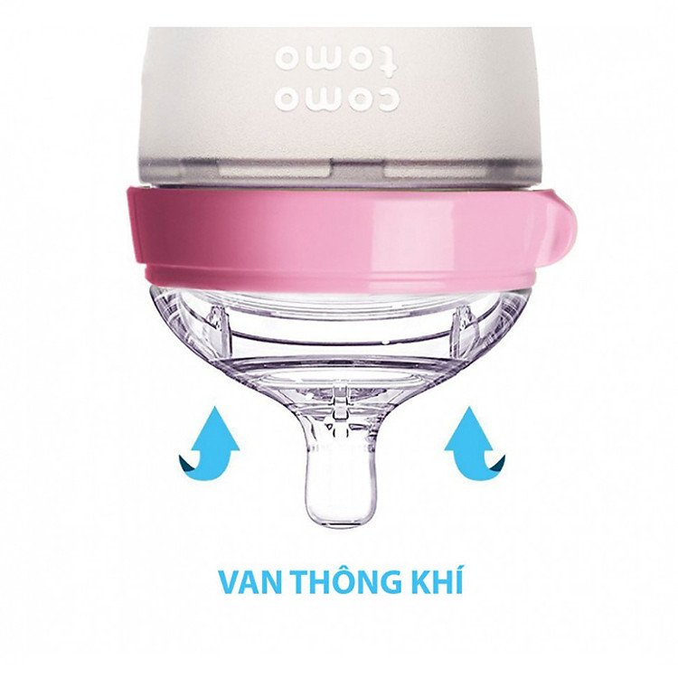 Mua Bình Sữa Comotomo silicone 150ml - Hồng Đảm bảo Tiết kiệm - Hình ảnh 4