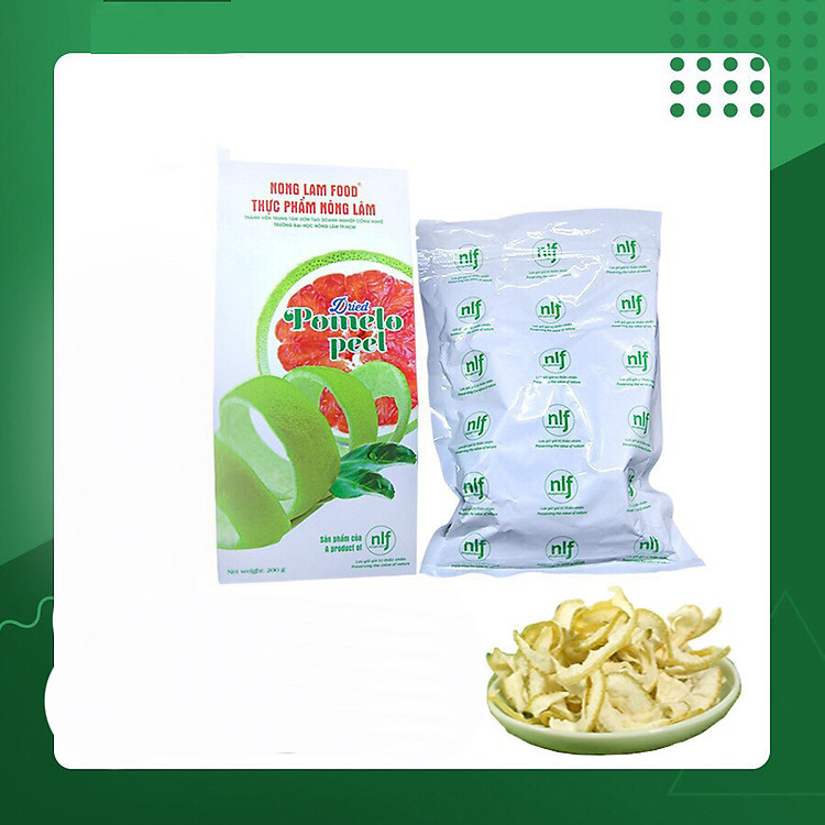 VỎ BƯỞI SẤY DẺO NÔNG LÂM FOOD