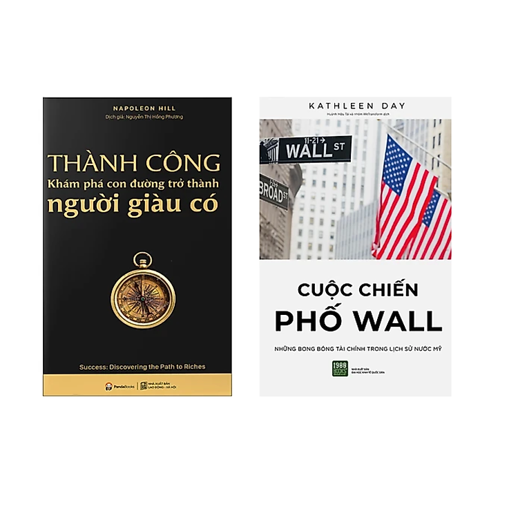 Combo 2 cuốn sách Bài Học Kinh Doanh : Cuộc Chiến Phố Wall + Thành Công Khám Phá Con Đường Trở Thành Người Giàu Có