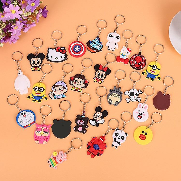 Móc Khóa Silicon Hoạt Hình Dễ Thương (Nhiều Kiểu Dáng) - Ảnh 3