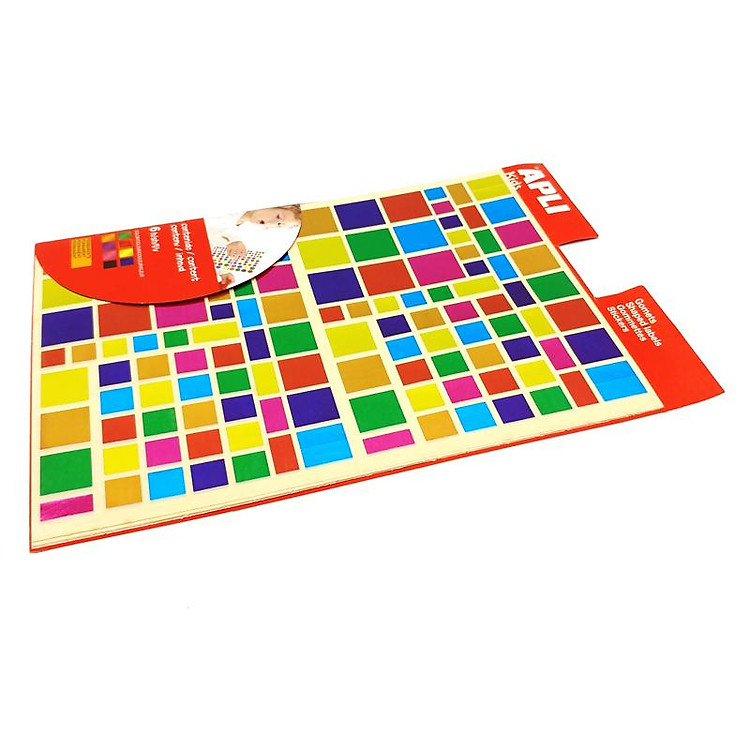 Sticker Vuông Nhiều Màu APLI 13530 - Ảnh 4