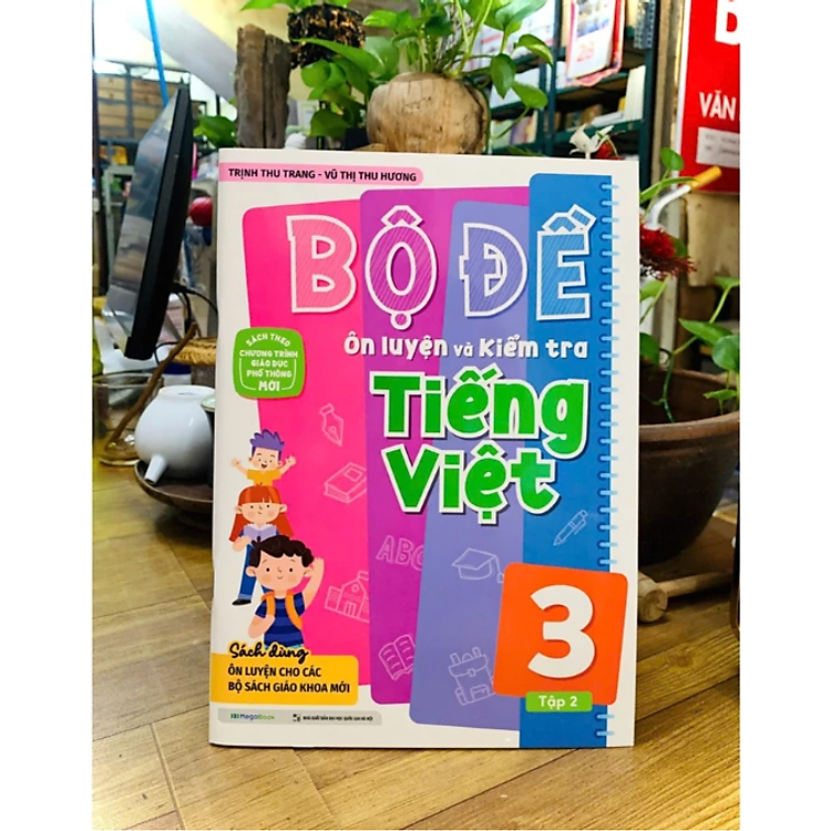 Sách - Bộ Đề Ôn Luyện và Kiểm Tra Tiếng Việt ( tập 1 + tập 2) MG