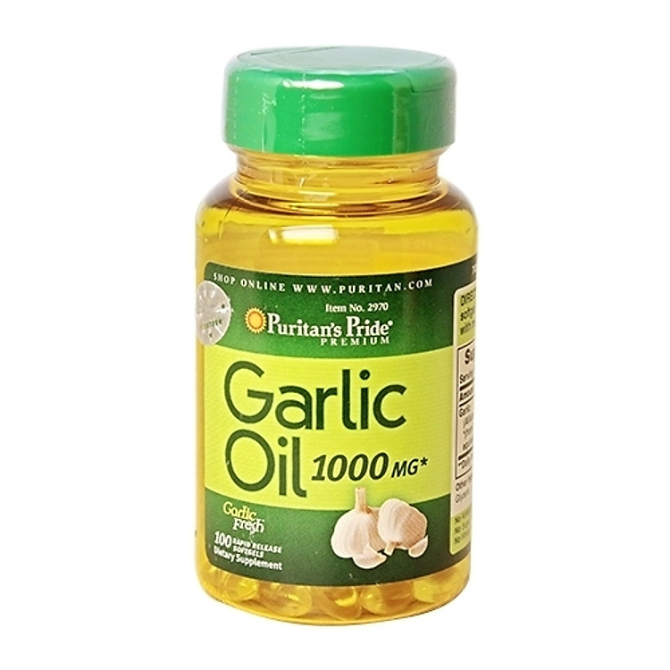 Thực phẩm chức năng bảo vệ sức khỏe tăng sức đề kháng Garlic Oil (tinh dầu tỏi) 1000mg