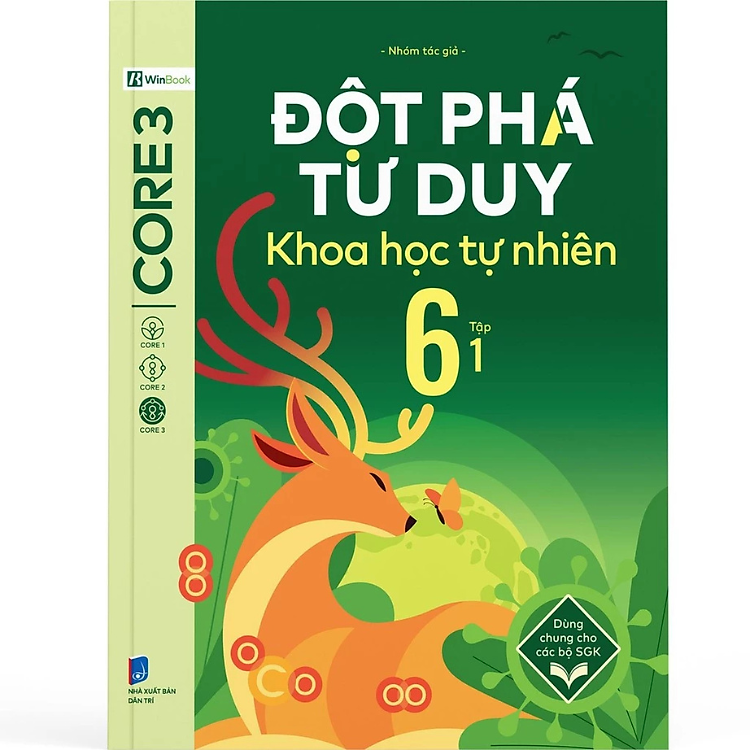 Sách - Đột Phá Tư Duy Khoa Học Tự Nhiên 6 Tập 1 - Nhiều tác giả - NXB Dân Trí - WinBooks