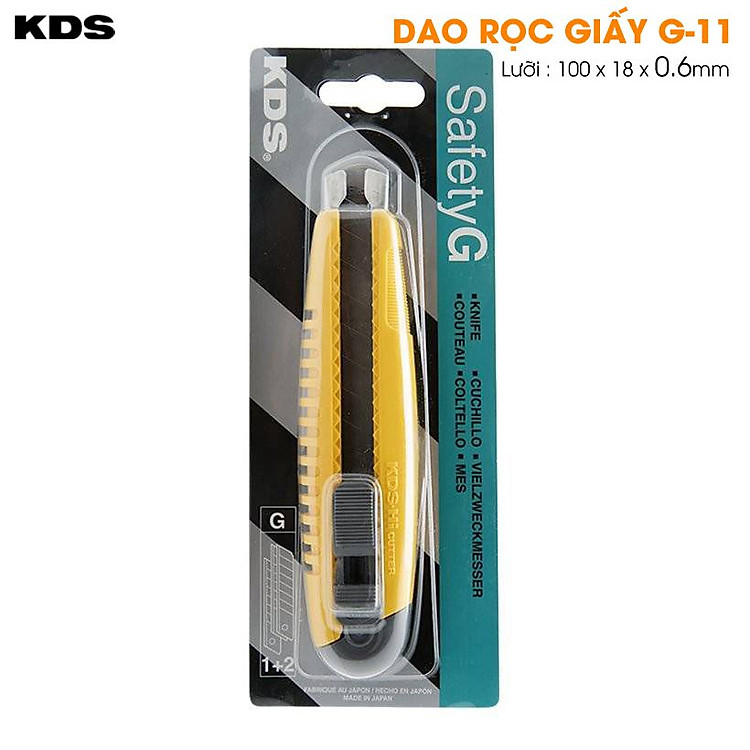 DAO RỌC GIẤY 18mm KDS G-11