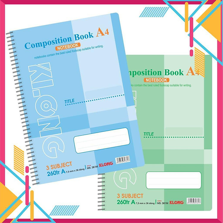 Sổ Lò Xo KLONG A4 (260 trang) - Ảnh 2