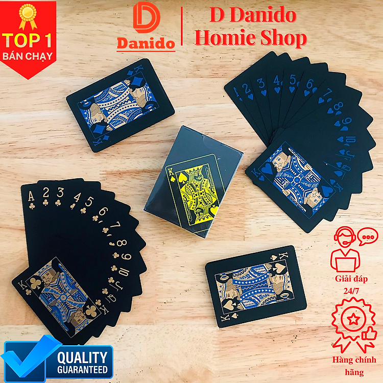 Mua Bộ bài tây nền đen cao cấp D Danido Chính hãng Ưu đãi
