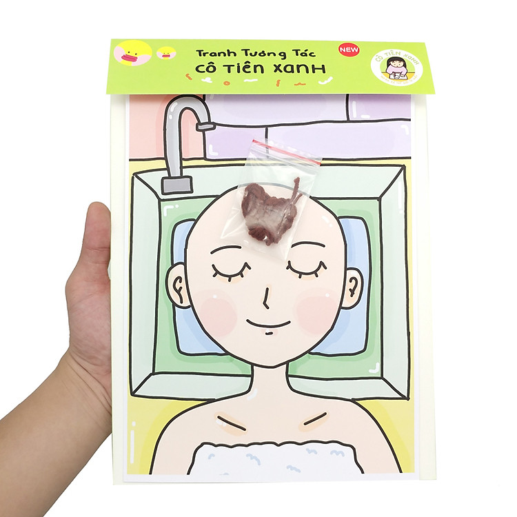 Bộ Tranh Tương Tác Cô Tiên Xanh Chính hãng Giá rẻ - Hình ảnh 2